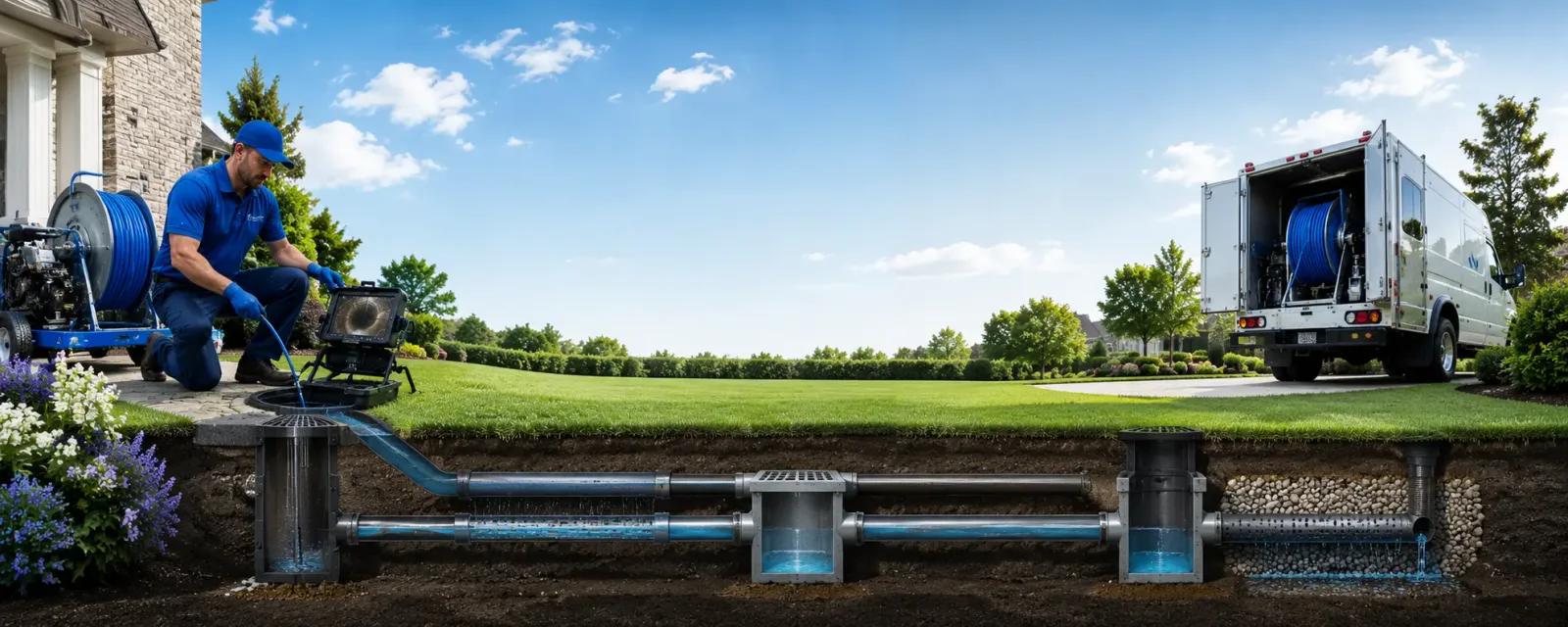 Outdoor drain cleaning information for Essex, NY